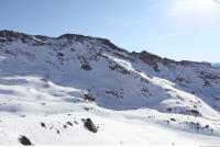 Photo Texture of Background Snowy Mountains